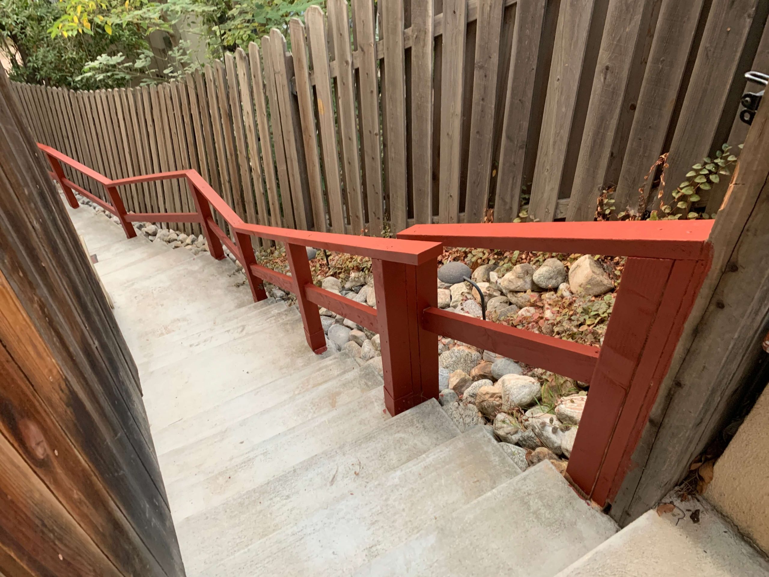 Simple Wooden Railing