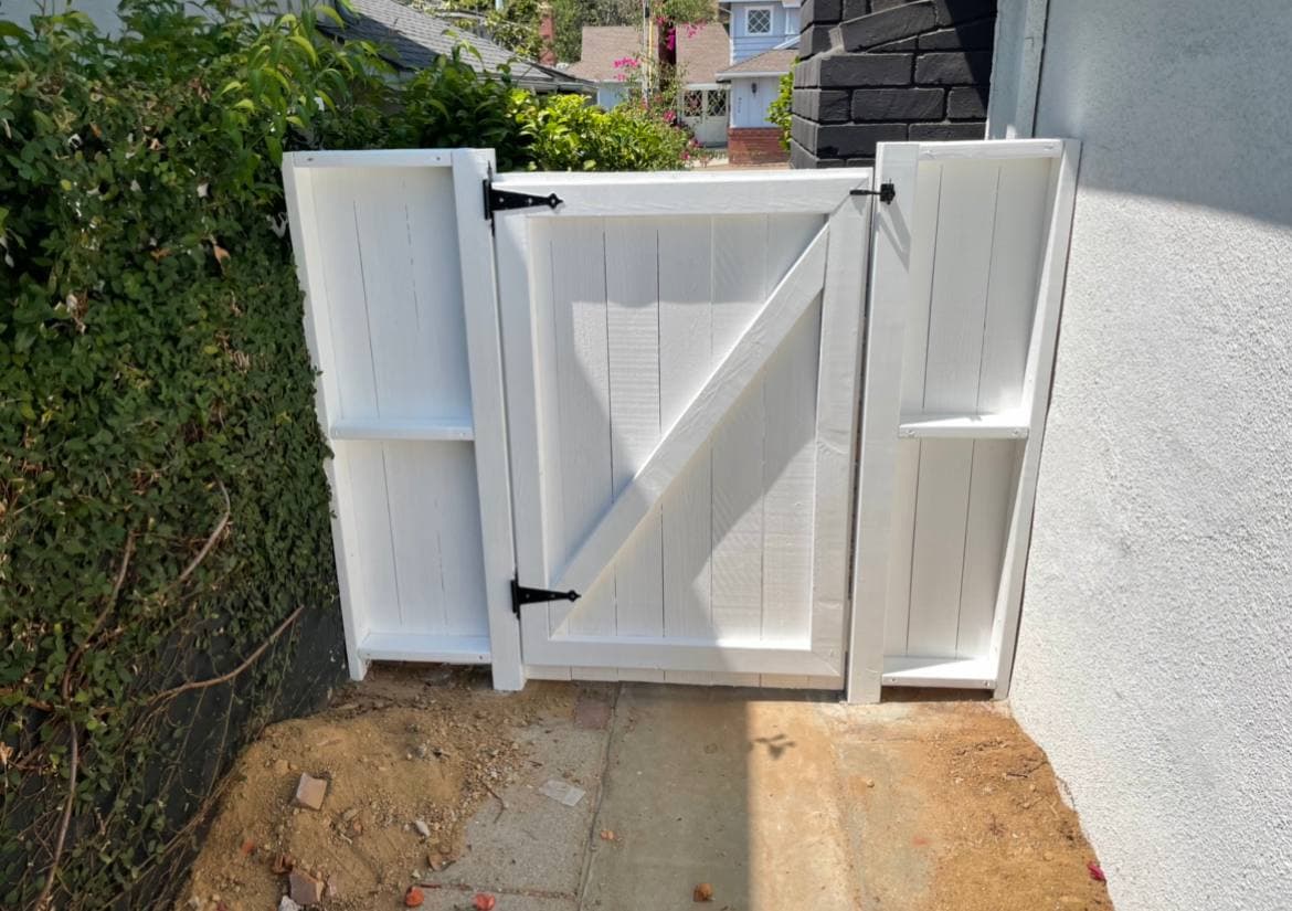 Wooden gate project