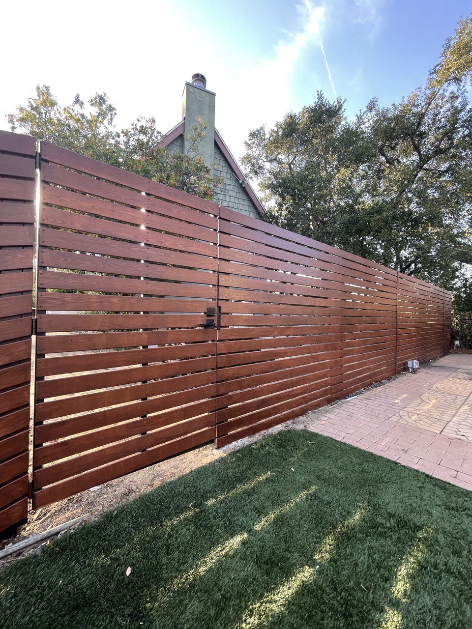 Modern Wooden Fence