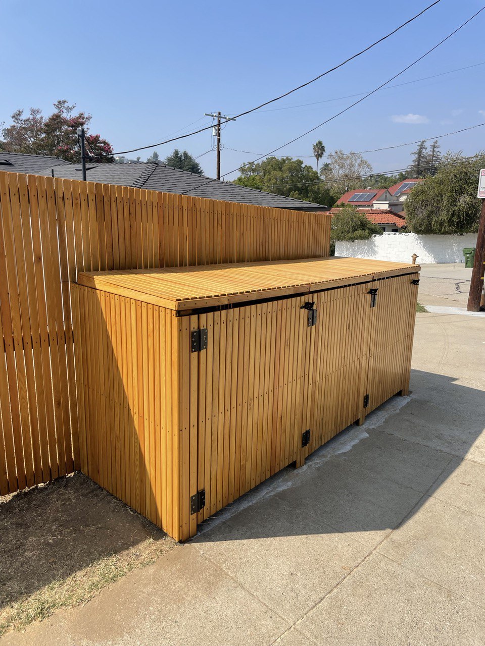 custom trash enclosure